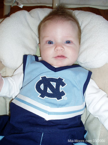 Mia Moore - Little Tar Heel Girl - Go Heels!